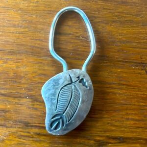 NATIVE AMERICAN STERLING KEY FOB